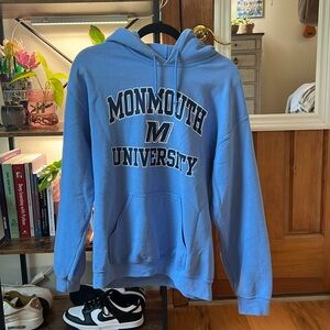 Monmouth University Baby Blue Hoodie